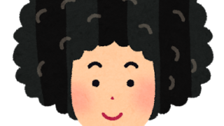 アフロヘアーの男性
