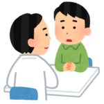 カウンセリングを受ける男