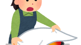 消化シートを被せる女性