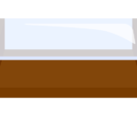 ガラスのローテーブル