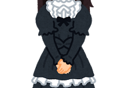 ゴスロリファッションのメイド